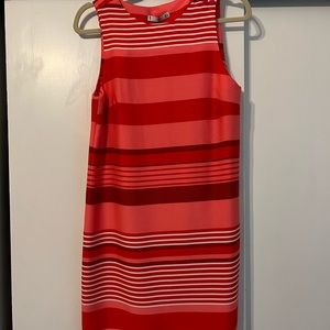 Mango brand, size 4 coral/red/pink knee-length dress